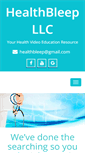 Mobile Screenshot of healthbleep.com